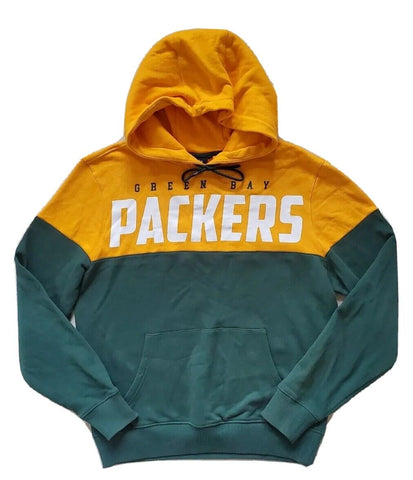 GREEN BAY PACKERS Hoodie Mens M Official NFL Merchandise Green Yellow