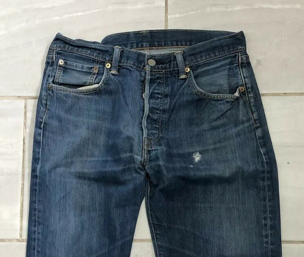 VINTAGE LEVI'S 501 JEANS Mens W 32 L 27 BUTTON FLY A1 CONDITION (106)