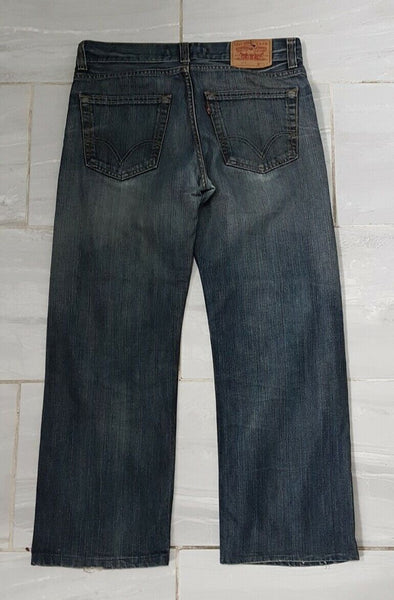 LEVIS 509 JEANS Mens W 32 L 28 BLUE DENIM RED TAB COMFORT FIT (814)