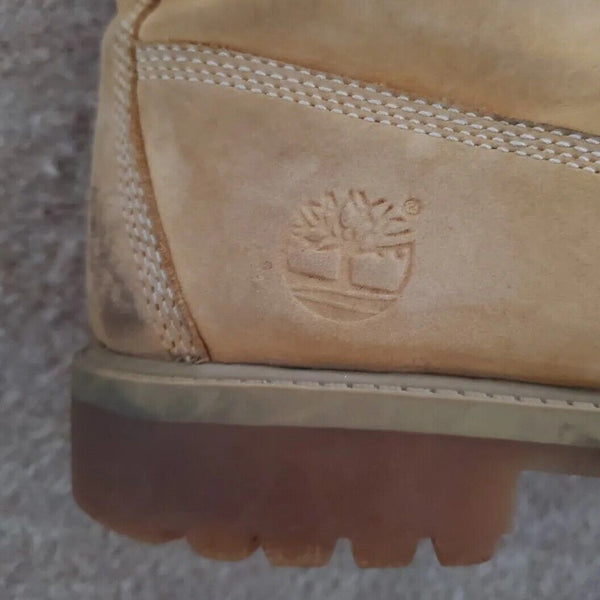 TIMBERLAND BOOTS Womens UK 4.5 EU 37.5 Classic 6 Inch Wheat Nubuck Leather