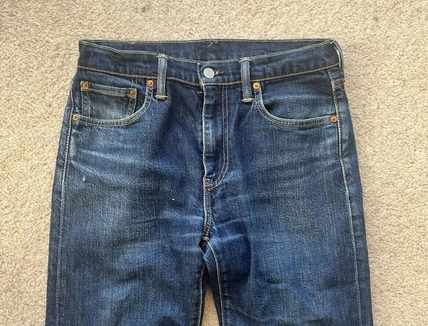 LEVIS 512  JEANS Men’s W 30 L 32 VINTAGE BLUE DENIM RED TAB STRAIGHT FIT A26