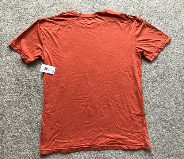 ALTAMONT T SHIRT Mens S Orange Big Logo Rrp £25 Bnwt