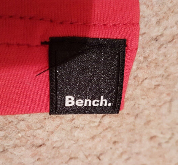 BENCH ALBERT EINSTEIN T-SHIRT Mens S Regular Fit Red Cotton Rrp £30