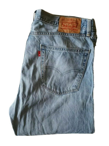 LEVIS 751 JEANS Mens W 36 L 31 VINTAGE BLUE DENIM RED TAB CLASSIC FIT (81)