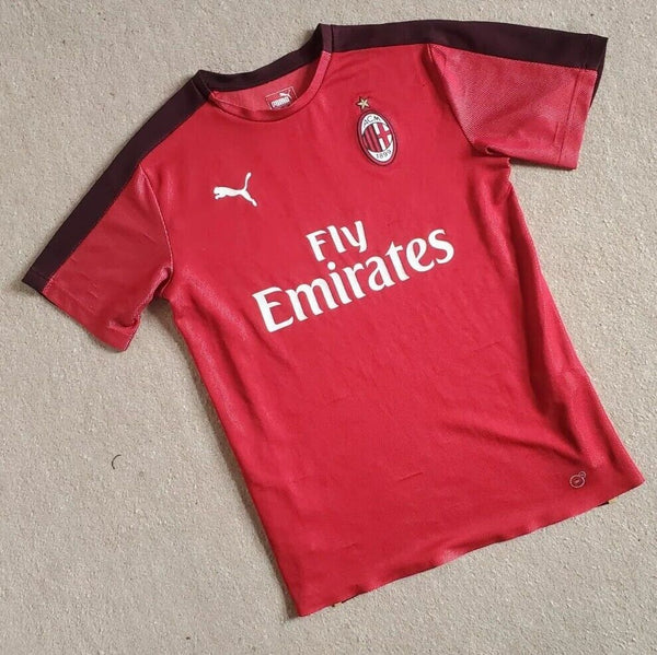 AC MILAN FC FOOTBALL SHIRT JERSEY Mens M 2018 2019 THIRD SHIRT PUMA DRY CELL