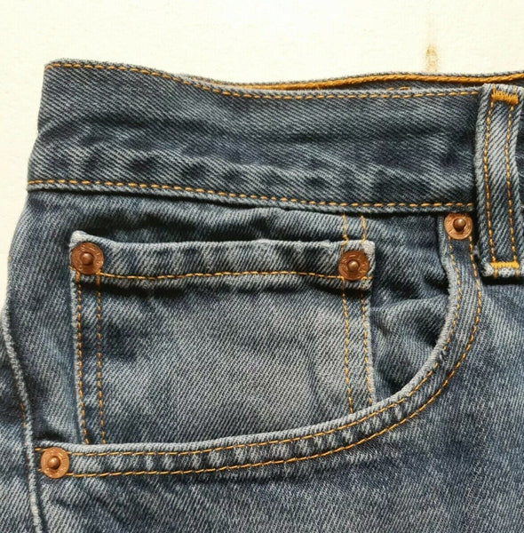 LEVIS 751 Jeans W 34 L 29 Vintage Regular Fit Blue Denim Red Tab (3)