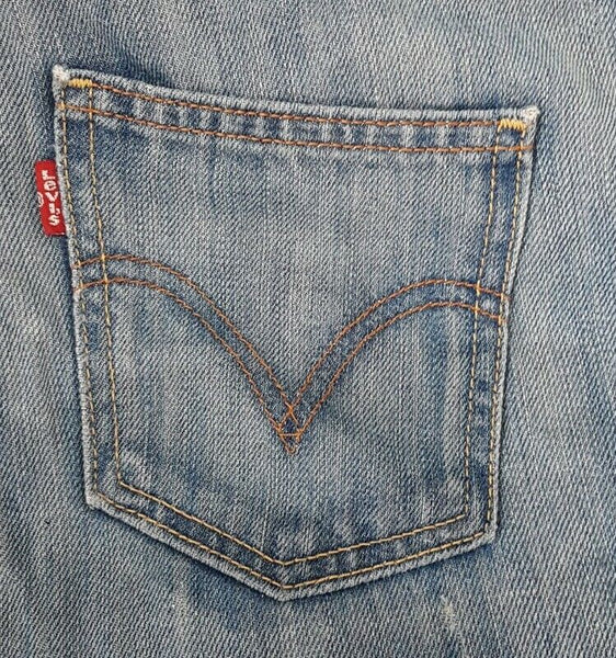 Womens LEVIS 529 Bootcut Jeans W 29 L 30 Blue Denim No 983