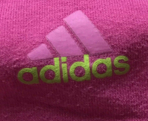 Womens ADIDAS Tshirt T Shirt Pink UK S