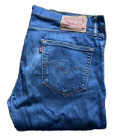 LEVIS 511  JEANS Mens W 34 L 34 vintage blue denim red tab regular fit A79