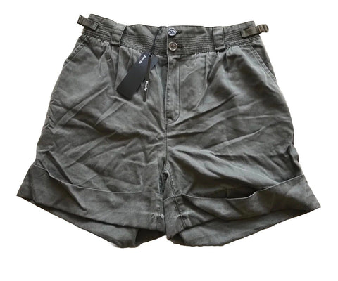 Girls FAIRLY Shorts Grey Canvas 30 Waist Age 12 - 16