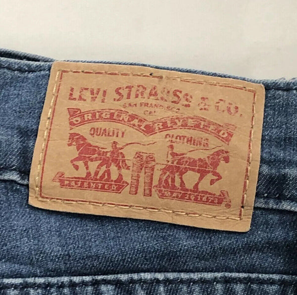 LEVIS 710 JEANS Womens W 26 L 32 BLUE DENIM SUPER SKINNY FIT (556)