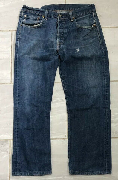 VINTAGE LEVI'S 501 JEANS Mens W 32 L 27 BUTTON FLY A1 CONDITION (106)