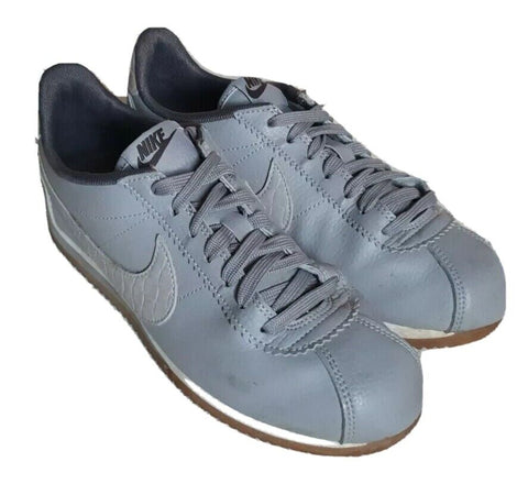 NIKE CORTEZ TRAINERS Womens UK 5 EU 38.5 Pale Grey Leather RARE MODEL