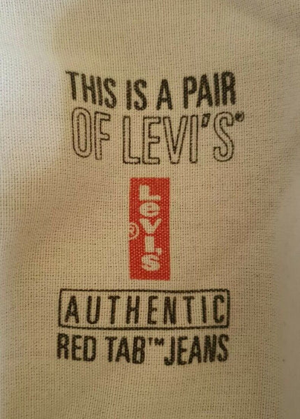 LEVIS 505 JEANS Mens W 34 L 32 CLASSIC FIT BLUE DENIM RED TAB 1357