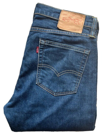 LEVIS 510 JEANS Men’s W 32 L 30 VINTAGE BLUE DENIM RED TAB STRAIGHT FIT A11