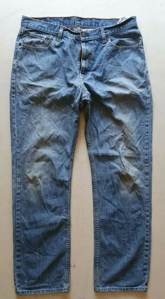 LEVIS 751 JEANS Mens W 36 L 32 VINTAGE BLUE DENIM RED TAB CLASSIC FIT (88)