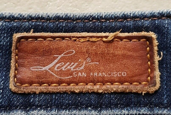 Womens Levis Jeans Slim Fit San Francisco W 26 L 28 Blue Denim No.176