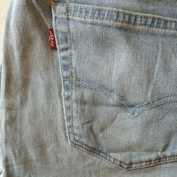 LEVIS 751 JEANS Mens W 32 L 32 VINTAGE BLUE DENIM RED TAB CLASSIC FIT (87)