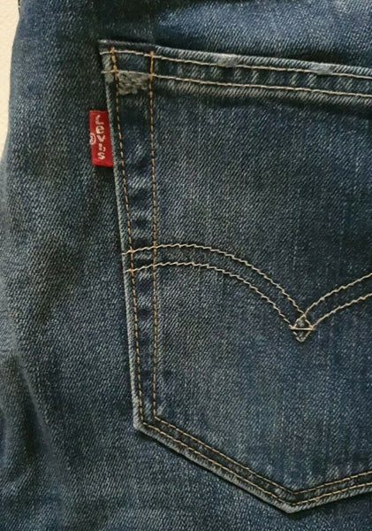 LEVIS 510 JEANS Womens W 30 L 32 CLASSIC FIT BLUE DENIM RED TAB 1380