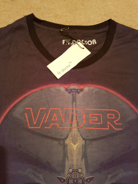 DARTH VADER T SHIRT STAR WARS SIZE M 20" P2P RRP £25.