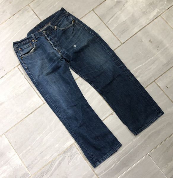 VINTAGE LEVI'S 501 JEANS Mens W 32 L 27 BUTTON FLY A1 CONDITION (106)