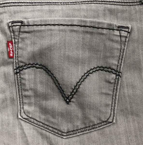 LEVIS 472 JEANS Womens W 30 L 34 GREY DENIM BOOTCUT FIT (579)