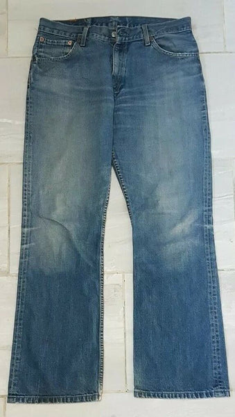 LEVIS 507 JEANS Mens W 33 L 32 BLUE DENIM RED TAB REGULAR FIT no 928