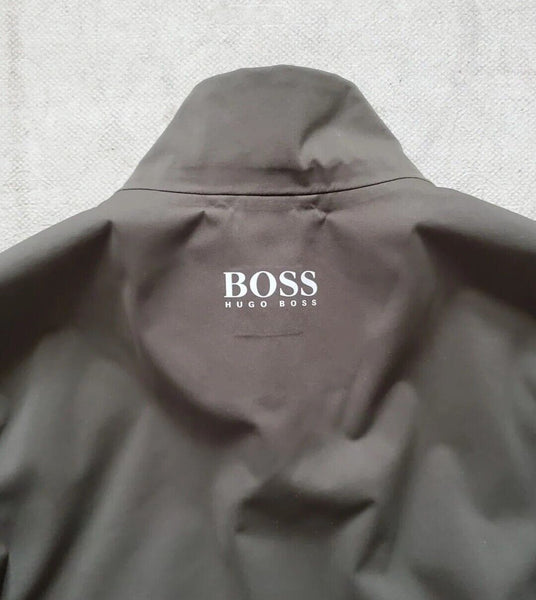 HUGO BOSS Jacket Royal Birkdale British Golf Open 2017 Mens S Khaki Waterproof