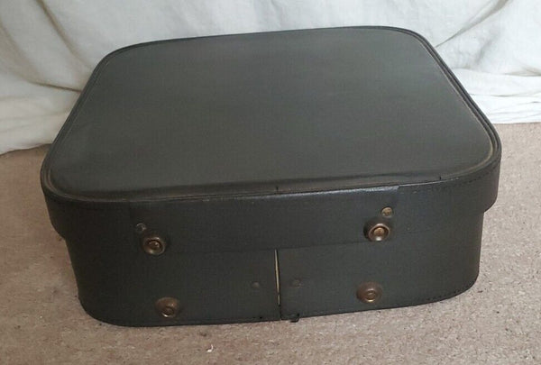 VINTAGE VANITY CASE Suitcase Grey Small Excellent Condition 1950s
