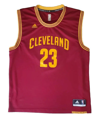 CLEVELAND CAVALIERS LeBron James 23 NBA Jersey Mens L Adidas 2015 Release