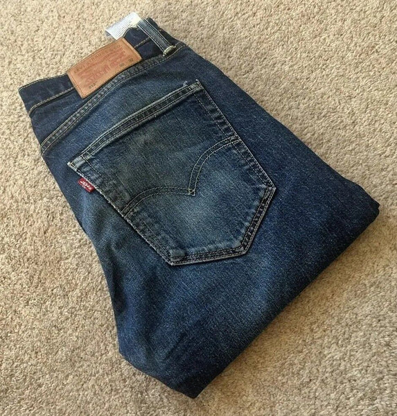 LEVIS 512  JEANS Men’s W 30 L 32 VINTAGE BLUE DENIM RED TAB STRAIGHT FIT A26