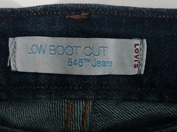 Womens LEVIS 545 Bootcut Jeans W 32 L 32 Low Rider Blue Denim No 944