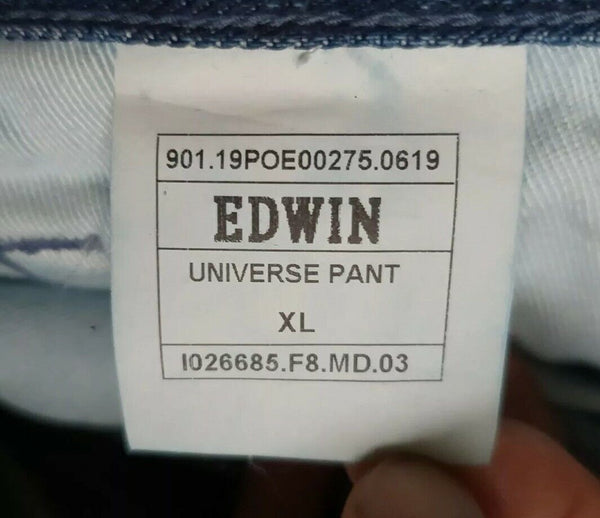 EDWIN JEANS Mens W 36 L 27 Universe Pant Cropped Low RRP £180 BNWT