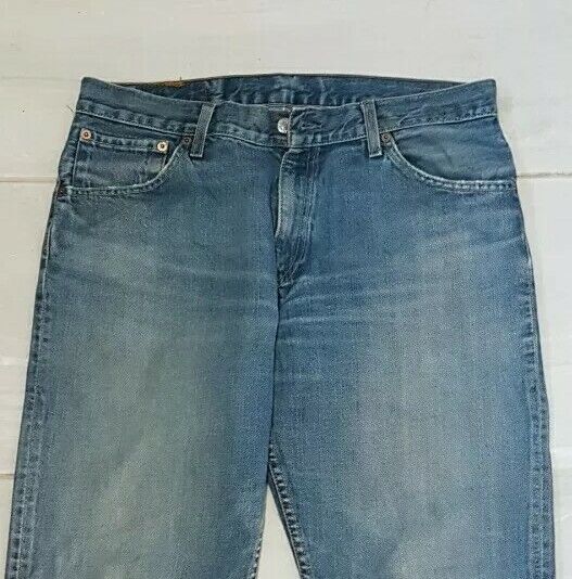 LEVIS 507 JEANS Mens W 33 L 32 BLUE DENIM RED TAB REGULAR FIT no 928