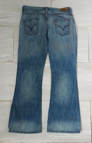 Womens LEVIS 529 Bootcut Jeans W 29 L 30 Blue Denim No 983