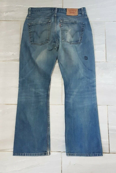 LEVIS 507 JEANS Mens W 33 L 32 BLUE DENIM RED TAB REGULAR FIT no 928