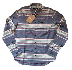 MAKIA SHIRT Mens S Blue Stripes