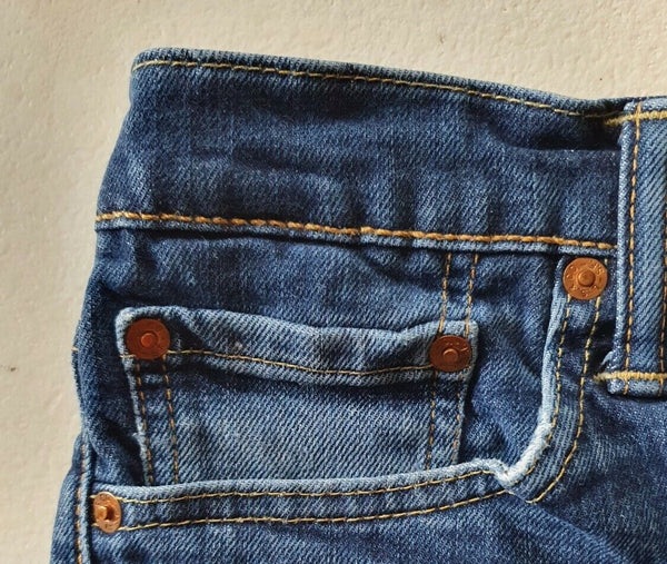 LEVIS 511 JEANS W 30 L 30 Vintage Classic Fit Blue Denim Red Tab (52)