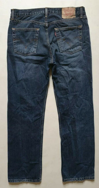 LEVIS 751 Jeans W 34 L 29 Vintage Regular Fit Blue Denim Red Tab (3)